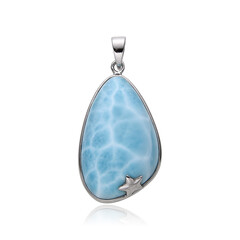 Pendentif en argent et Larimar