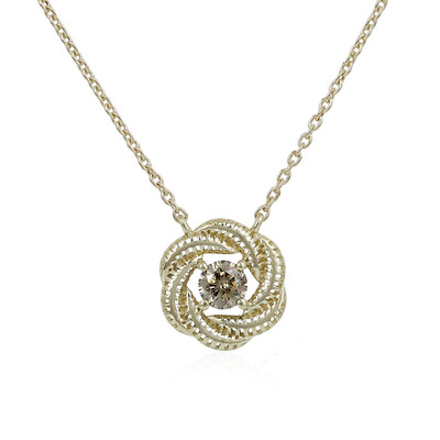 Collier en or et Diamant champagne I1 (Ornaments by de Melo)