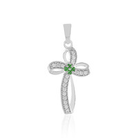 Pendentif en argent et Grenat Tsavorite