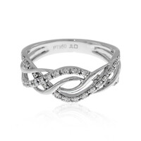 Bague en platine et Diamant Flawless (F) (LUCENT DIAMONDS)