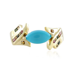 Bague en or et Turquoise Sleeping Beauty (de Melo)