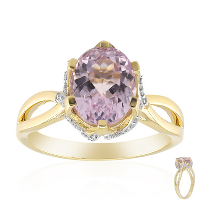 Bague en or et Kunzite du Brésil (Rifkind 1894 Collection)