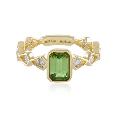 Bague en or et Tourmaline du Brésil (de Melo)