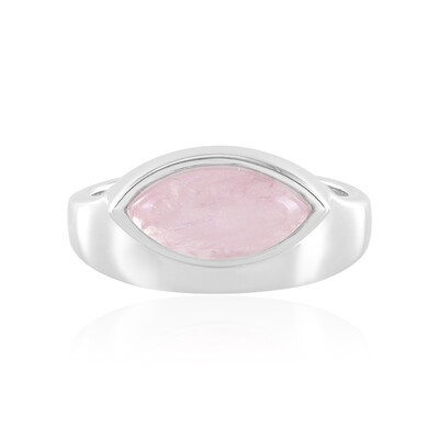 Bague en argent et Morganite de Madagascar (KM by Juwelo)