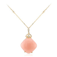 Collier en or et Opale rose (CIRARI)