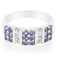 Bague en argent et Tanzanite