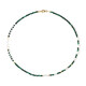 Collier en argent et Malachite (Riya)