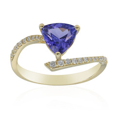 Bague en or et Tanzanite AAA (CIRARI)