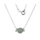 Collier en argent et Aventurine verte