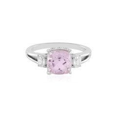 Bague en argent et Kunzite du Brésil