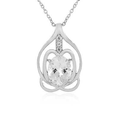 Collier en argent et Danburite