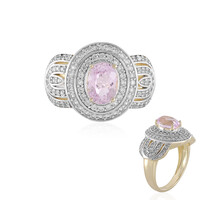 Bague en argent et Kunzite