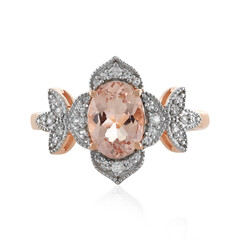 Bague en argent et Morganite