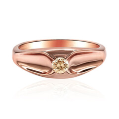 Bague en or et Diamant rose de France SI1 d'Argyle 