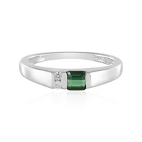 Bague en argent et Tourmaline verte de Benedito