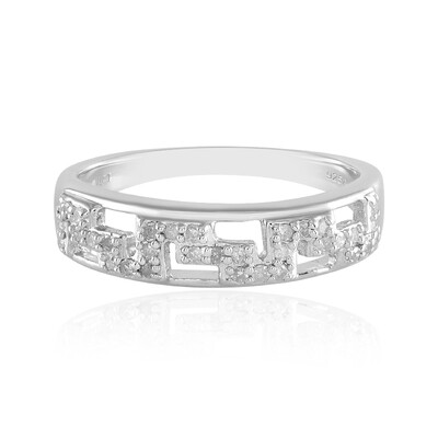 Bague en argent et Diamant I2 (I)