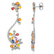 Boucles d'oreilles en argent et Saphir parme (Dallas Prince Designs)