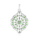 Pendentif en argent et Grenat Tsavorite