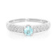 Bague en argent et Apatite bleue