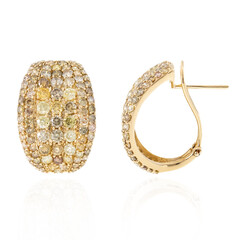 Boucles d'oreilles en or et Diamant fancy SI2 (CIRARI)