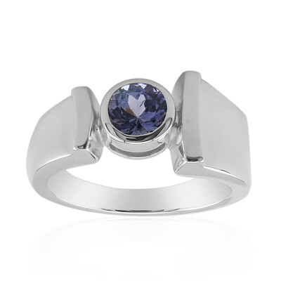 Bague en argent et Tanzanite non chauffée (Pallanova)