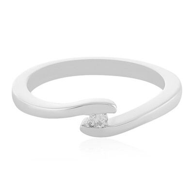 Bague en argent et Diamant I2 (H)