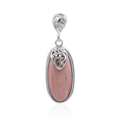 Pendentif en argent et Opale rose d'Australie (Art of Nature)