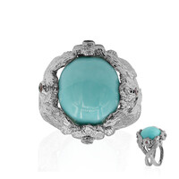 Bague en argent et Turquoise arizona