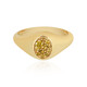 Bague en argent et Diamant jaune I3