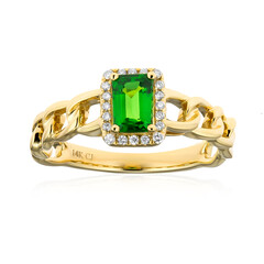 Bague en or et Grenat Tsavorite du Kenya (CIRARI)