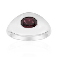 Bague en argent et Rhodolite de la Vallée du Rift (Remy Rotenier)