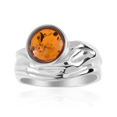 Bague en argent et Ambre baltique