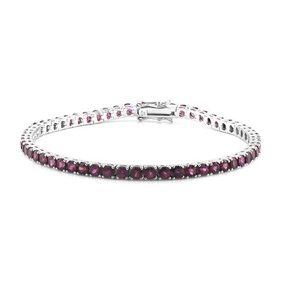 Bracelet en argent et Grenat Rhodolite