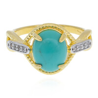 Bague en argent et Turquoise de Campitos (Anne Bever)