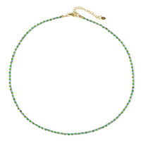 Collier en argent et Diopside de Russie