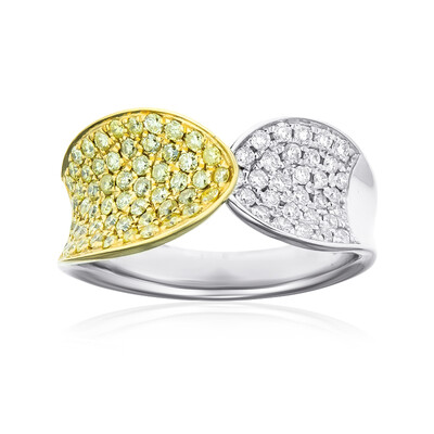 Bague en or et Diamant SI2 jaune (CIRARI)