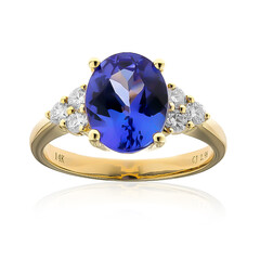 Bague en or et Tanzanite AAA (CIRARI)