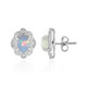 Boucles d'oreilles en argent et Opale Welo