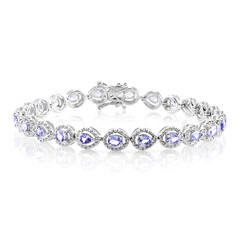 Bracelet en argent et Tanzanite