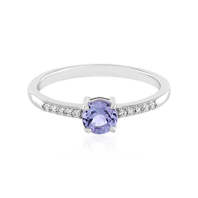 Bague en argent et Tanzanite non chauffée