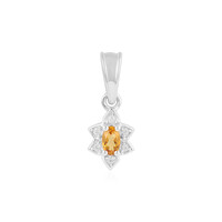 Pendentif en argent et Citrine