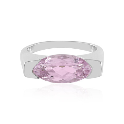 Bague en argent et Kunzite du Brésil