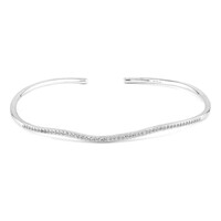 Bracelet en argent et Topaze blanche