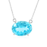 Collier en argent et Topaze Paraiba