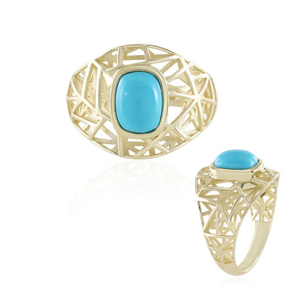 Bague en or et Turquoise Sleeping Beauty (Ornaments by de Melo)