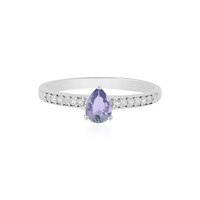 Bague en argent et Tanzanite non chauffée