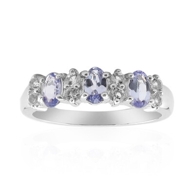 Bague en argent et Tanzanite