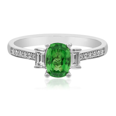 Bague en or et Grenat Tsavorite AAA (CIRARI)