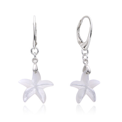 Boucles d'oreilles en argent et Nacre