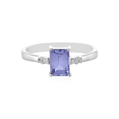 Bague en argent et Tanzanite non chauffée